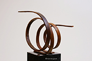 fotodocument bronzen beeld Twee slagen
